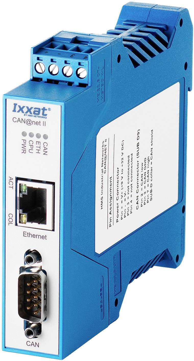 Ixxat 1.01.0086.10200 CAN pretvarač CAN Bus, Ethernet 24 V/DC