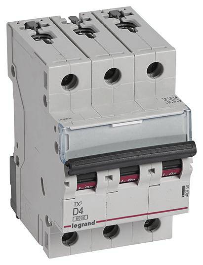 Legrand 403750 automatski osigurac 4 A 400 V 6 kA