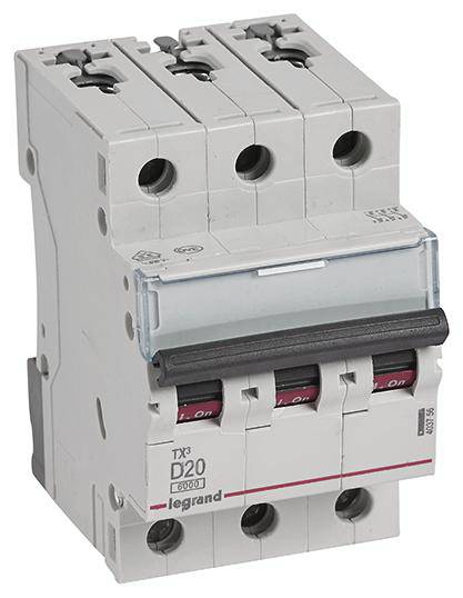 Legrand 403756 automatski osigurac 20 A 400 V 6 kA