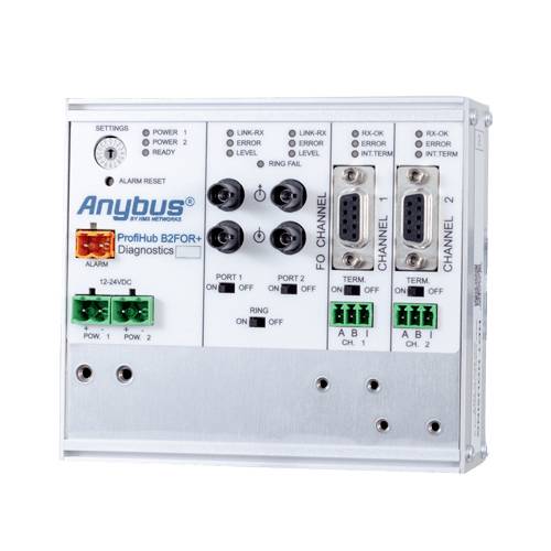 Anybus 17230 repetitor Profibus, steklena vlakna, RS-485 12 V/DC