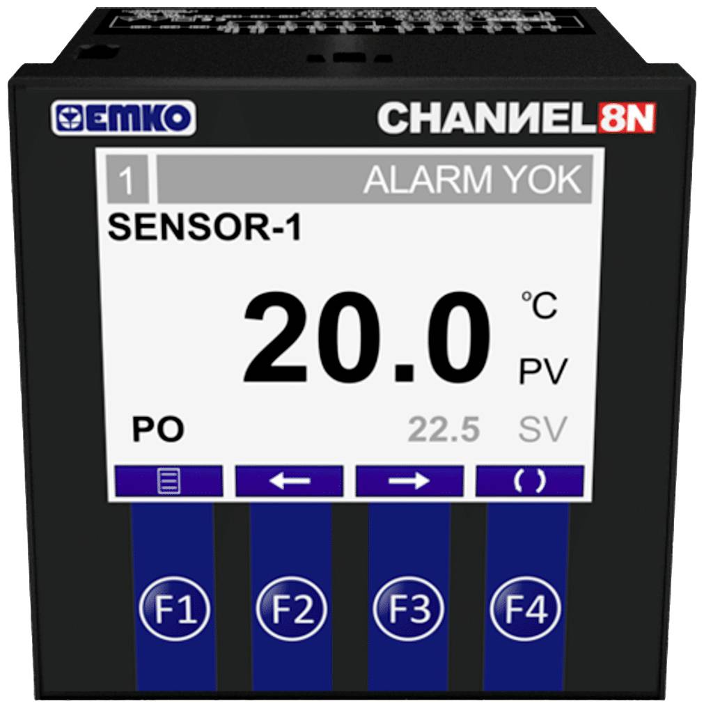 Emko CHANNEL8-N.2.R.20U regulator temperature