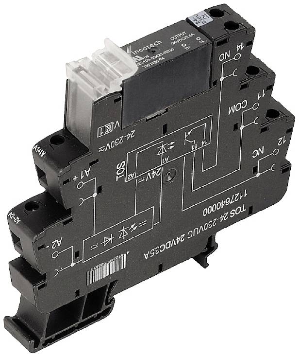 Weidmüller TOS 24-230VUC 24VDC5A poluprovodnički relej (SSR) 5 A 33 V/DC (pak. 10 kom)