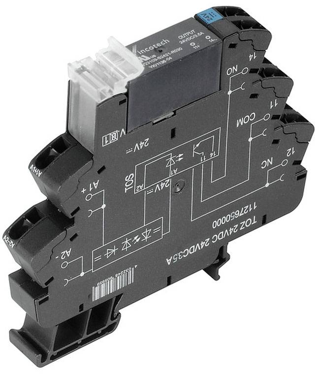 Weidmüller TOZ 24VDC 24VDC5A poluprovodnički relej (SSR) 33 V/DC (pak. 10 kom)