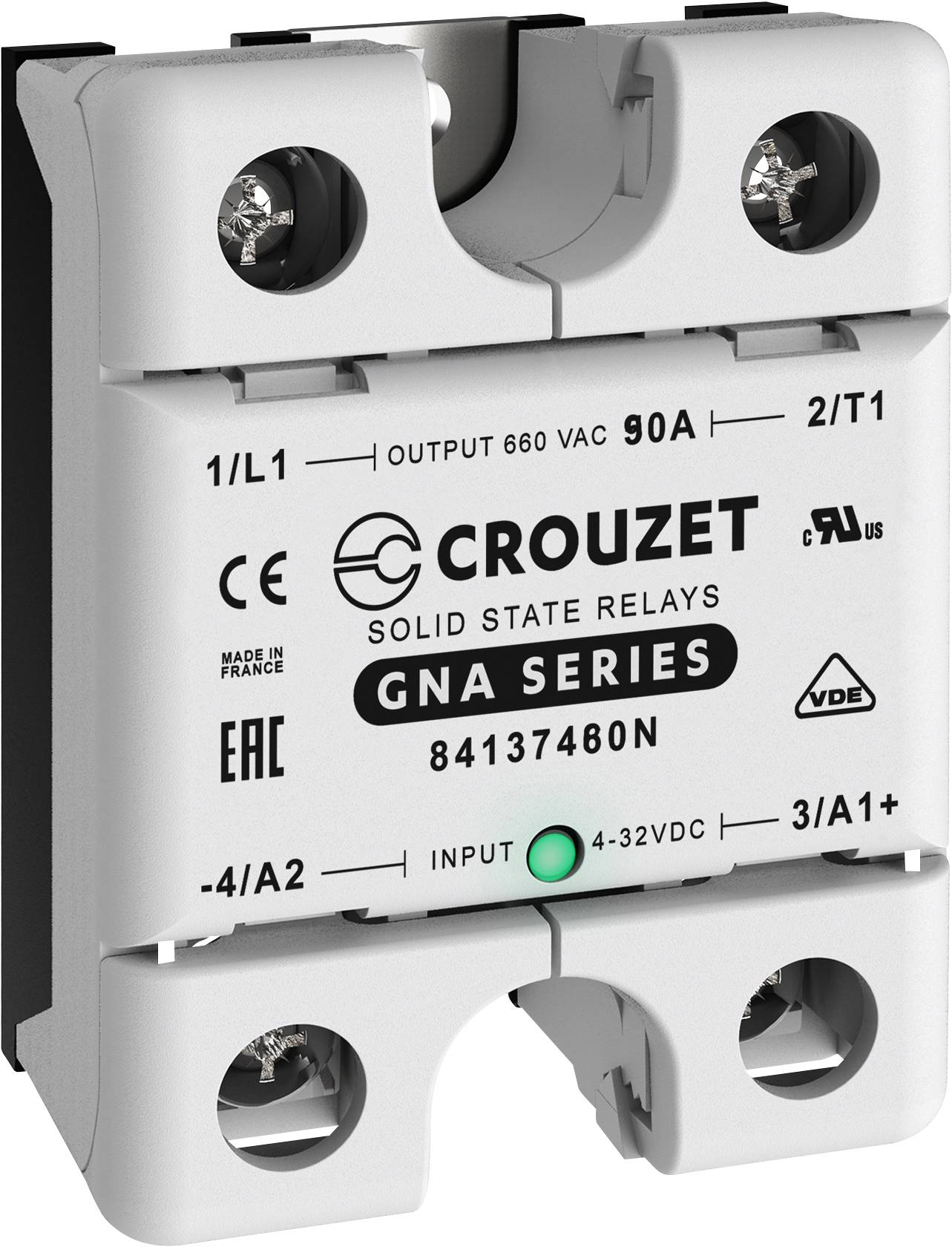 Crouzet GNA90DZH poluprovodnički relej (SSR) 90 A 660 V/AC
