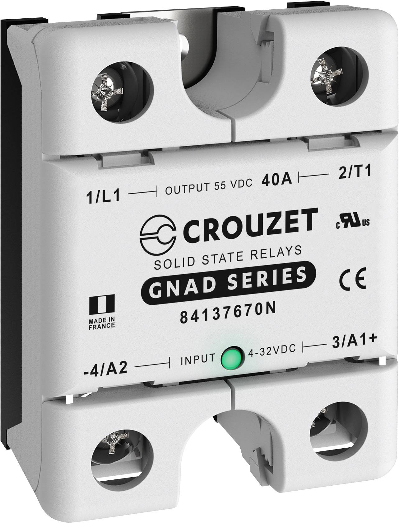 Crouzet GNAD40DL poluprovodnički relej (SSR) 40 A 55 V/AC