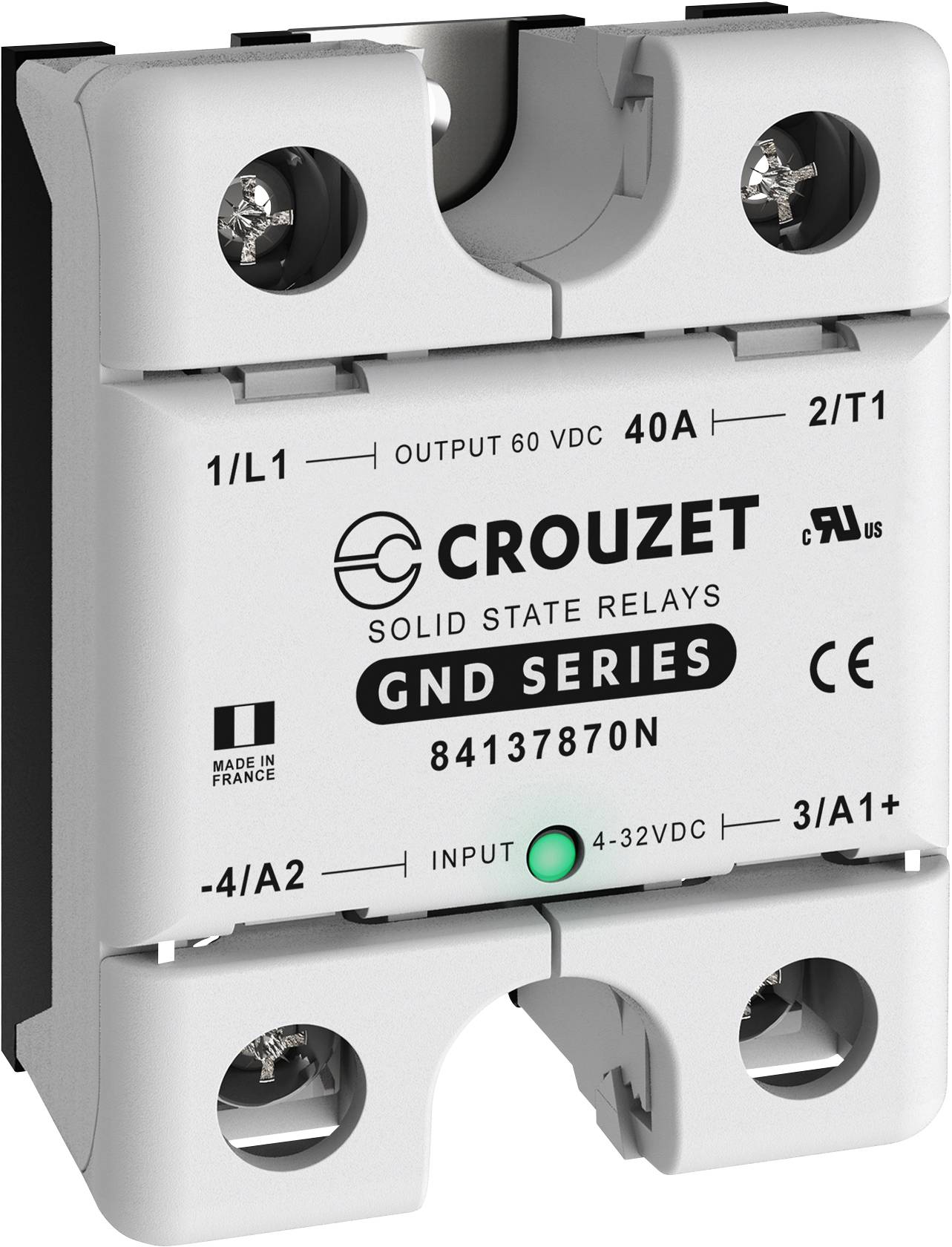 Crouzet GND40DM poluprovodnički relej (SSR) 40 A 60 V/AC