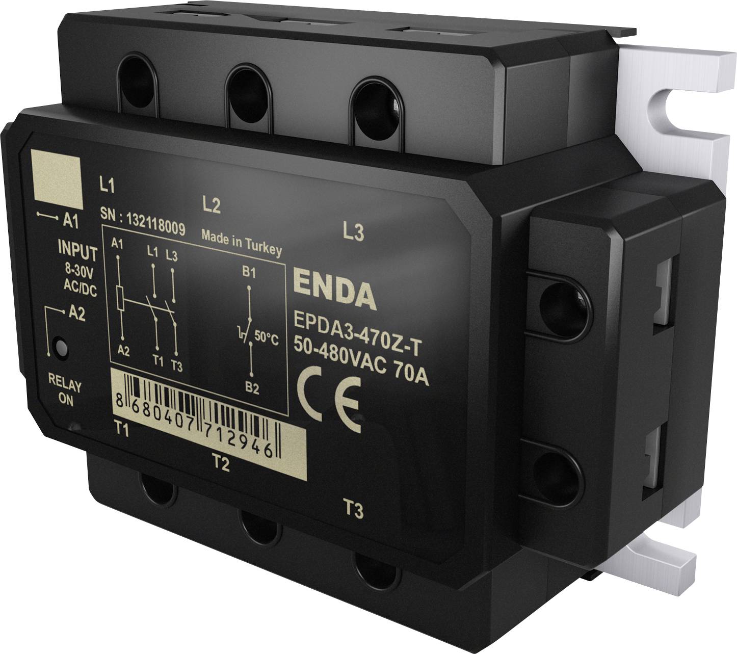 Enda EPDA3-440Z-T poluprovodnički relej (SSR) 40 A 480 V/AC