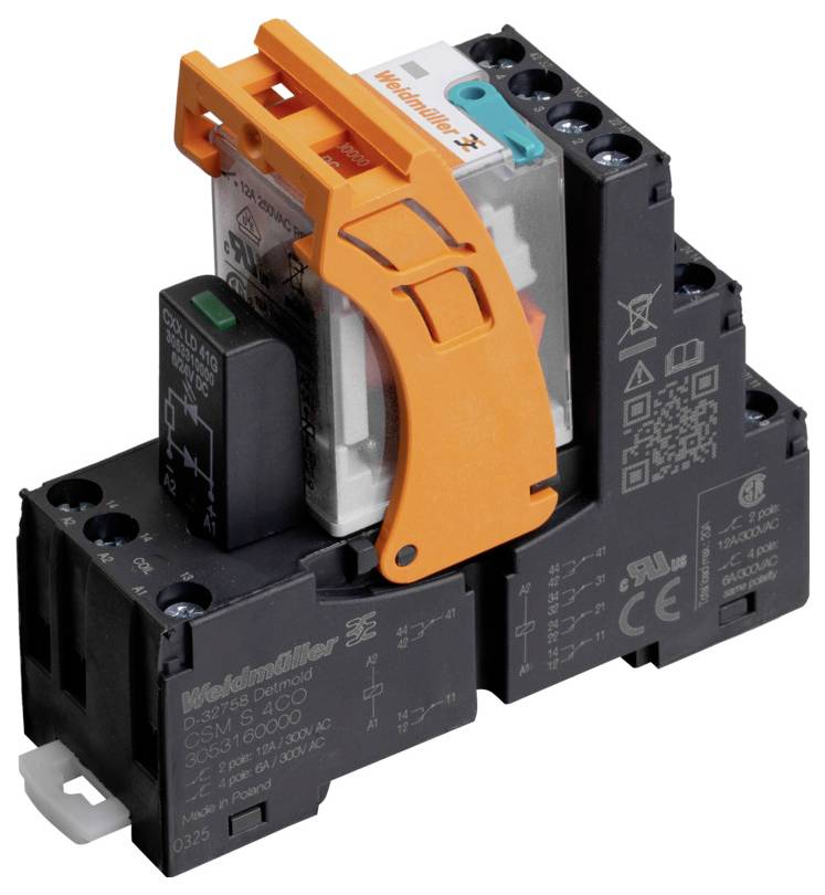 Weidmüller 3450270 interfejs relej 24 V/DC 4 CO kontakt (pak. 5 kom)