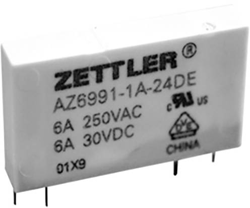 Zettler AZ6991-1C-5DE relej za štampanu pločicu 5 V/DC 1 CO kontakt