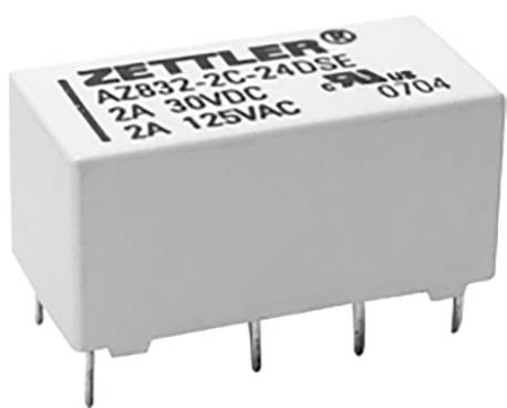 Zettler AZ832-2C-12DE relej za štampanu pločicu 12 V/DC 2 CO kontakt