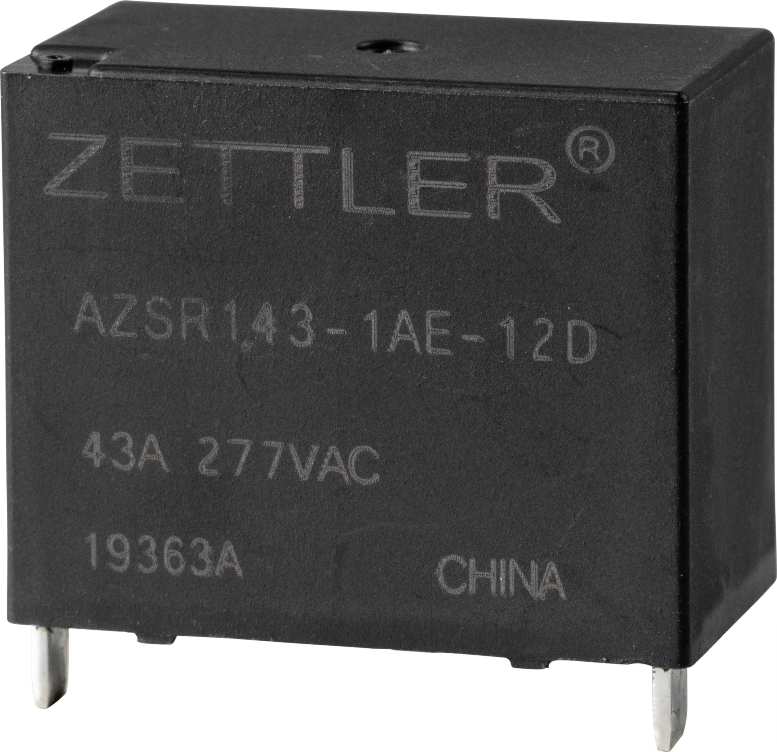 Zettler AZSR143-1AE-12D napojni relej 12 V/DC 1 NO kontakt
