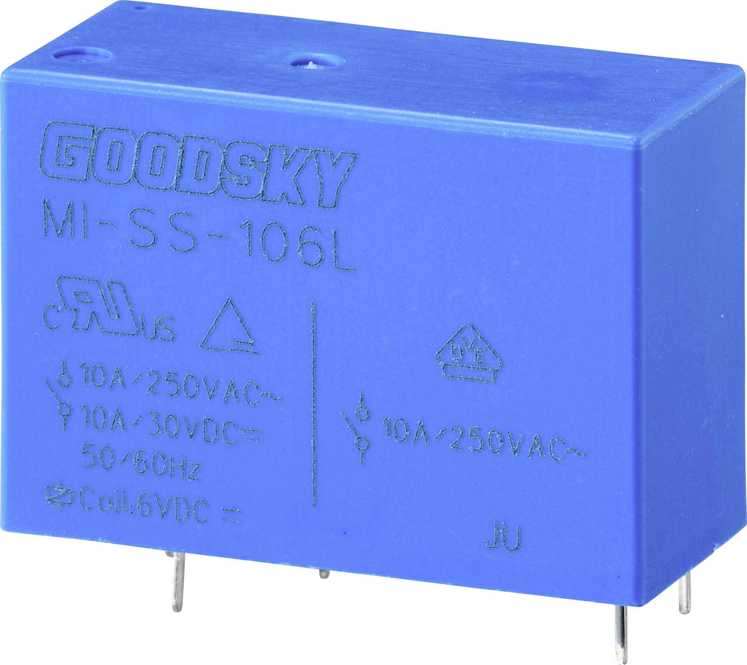 GoodSky MI-SS-106L relej za štampanu pločicu 6 V/DC 1 CO kontakt