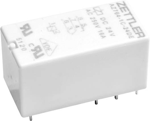 Zettler AZ764-1AE-12D relej za štampanu pločicu 12 V/DC 1 NO kontakt