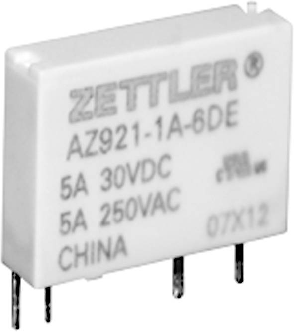 Zettler AZ921-1AE-12DEF relej za štampanu pločicu 12 V/DC 1 NO kontakt