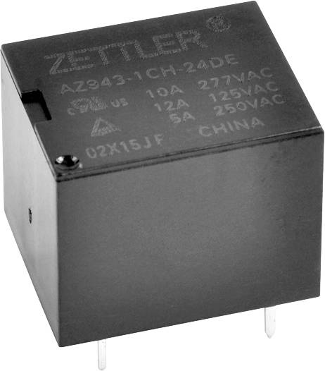 Zettler AZ943-1CH-24D relej za štampanu pločicu 24 V/DC 1 CO kontakt