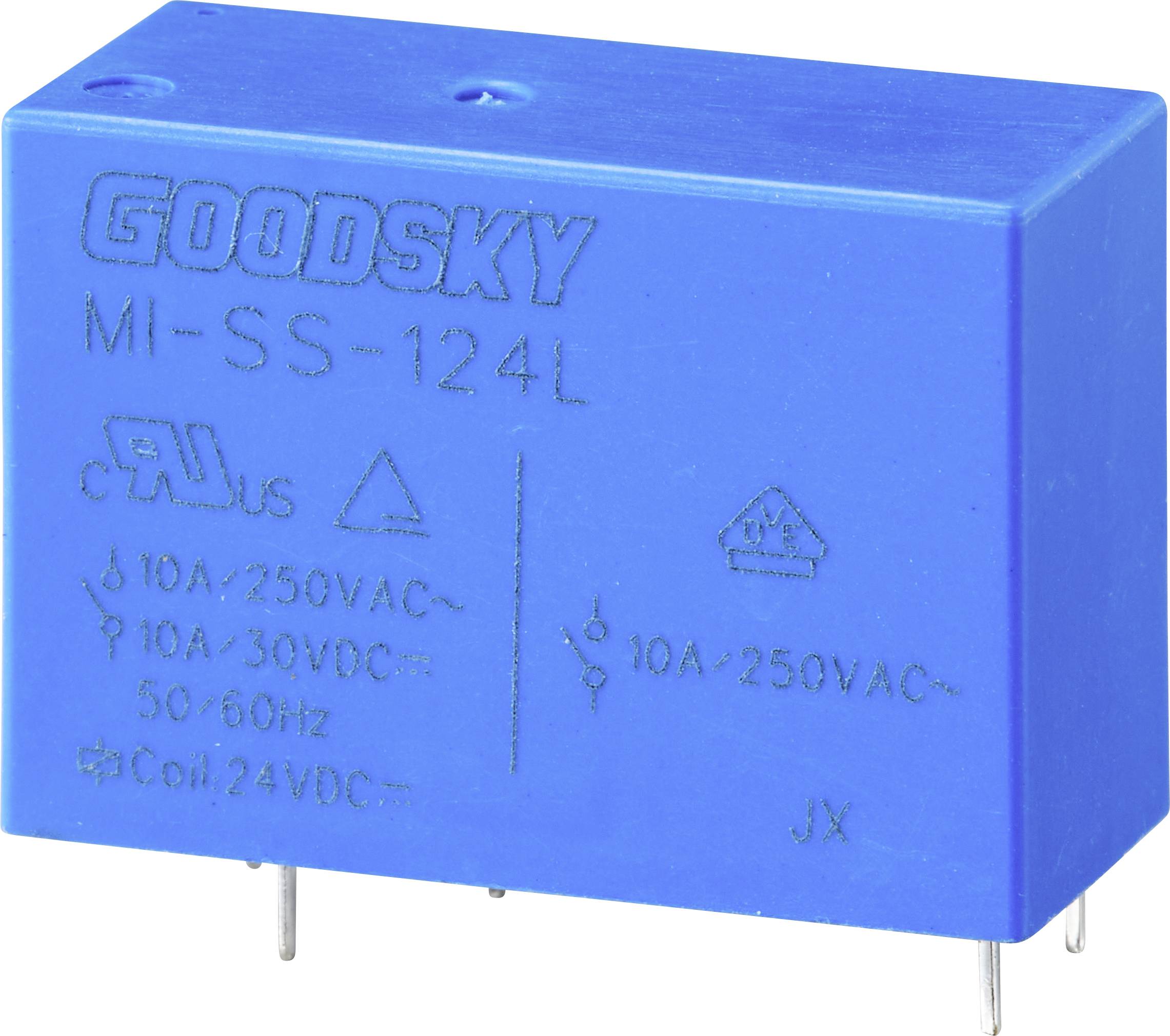 GoodSky MI-SS-124L relej za štampanu pločicu 24 V/DC 1 CO kontakt