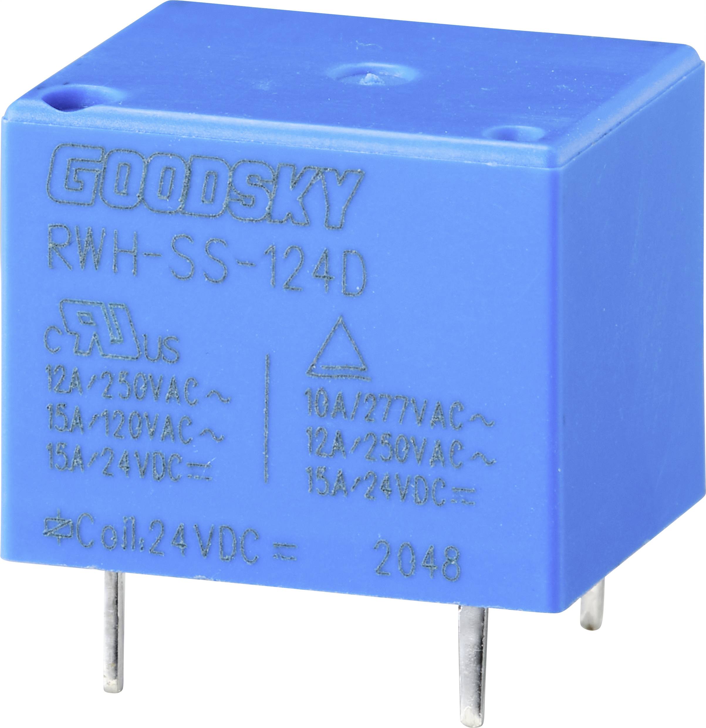 GoodSky RWH-SS-124D relej za štampanu pločicu 24 V/DC 1 CO kontakt