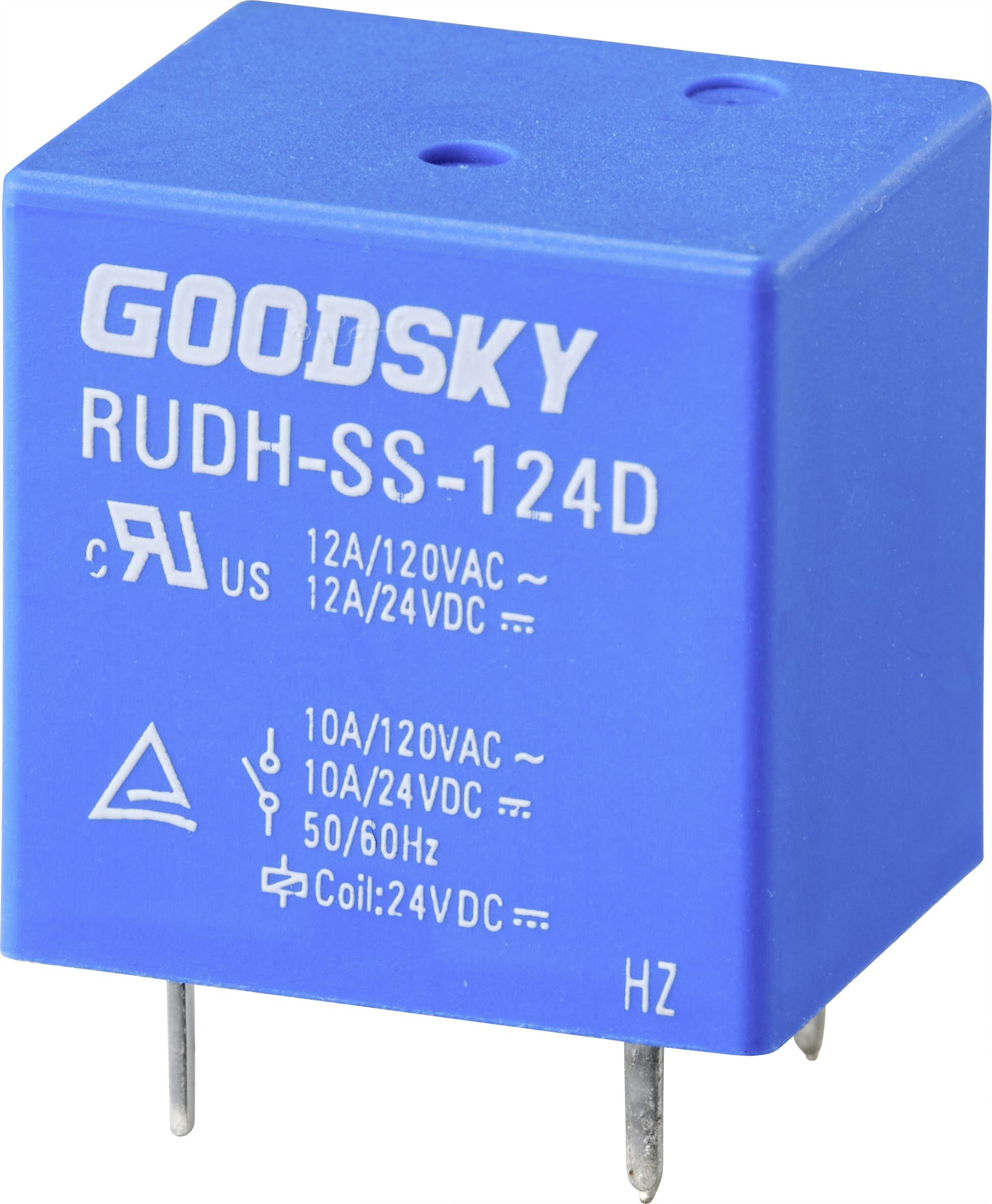 GoodSky RUDH-SS-124D relej za štampanu pločicu 24 V/DC 1 CO kontakt