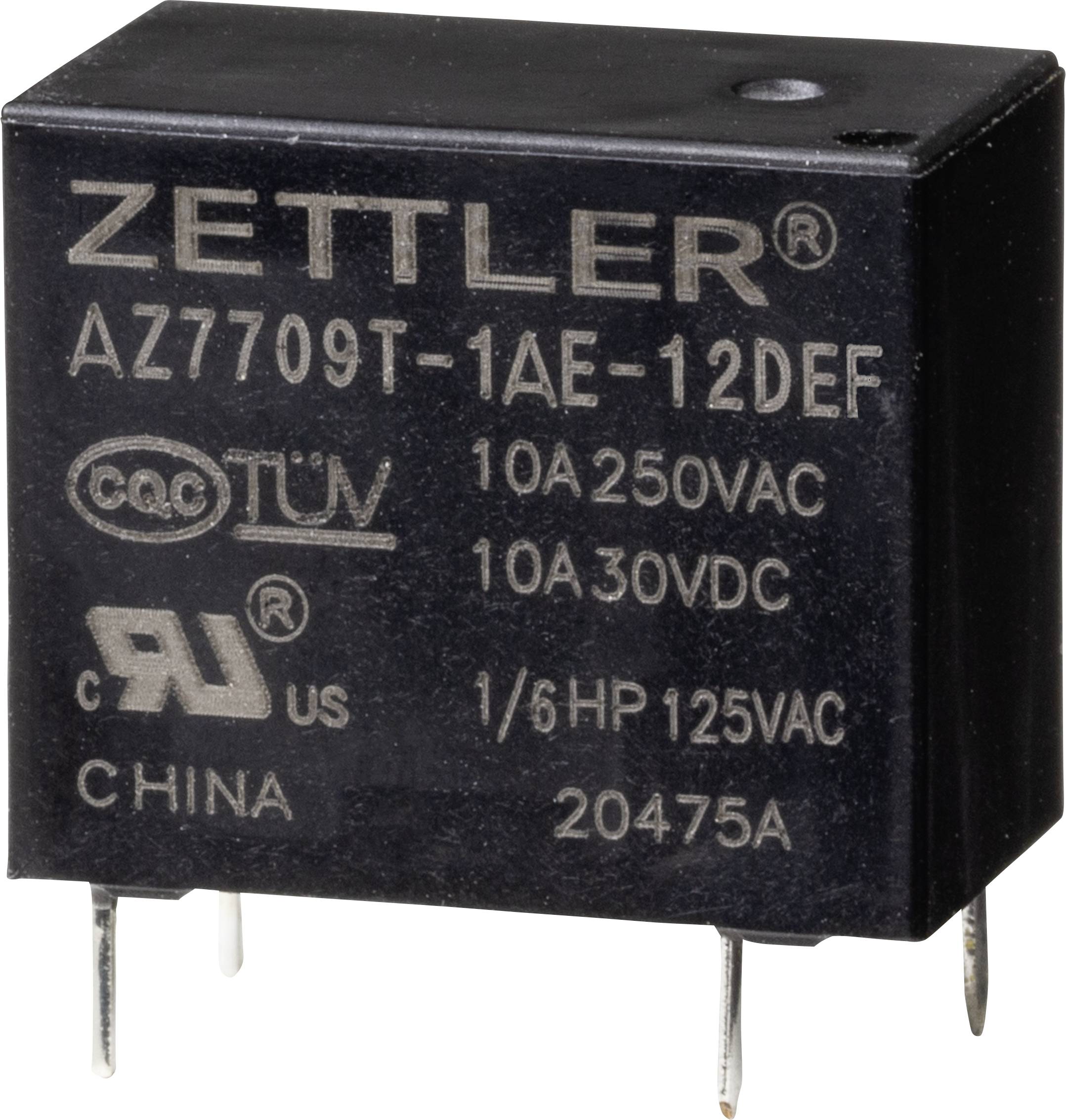 Zettler AZ7709T-1AE-12DEF napojni relej 12 V/DC
