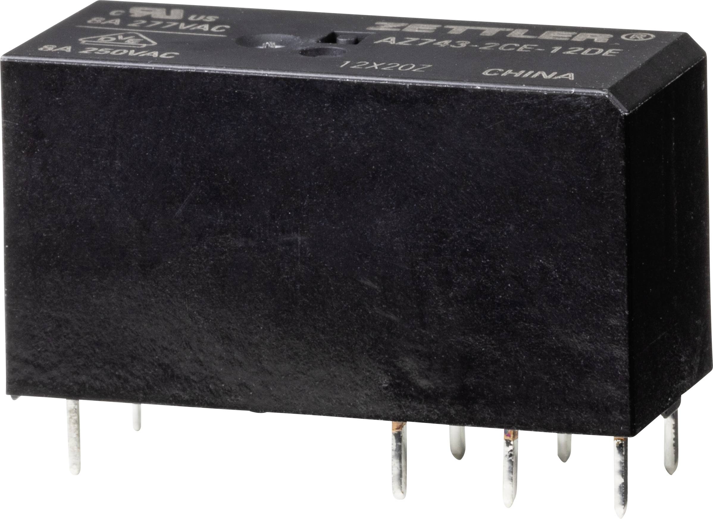 Zettler AZ743-2CE-12DE napojni relej 12 V/DC