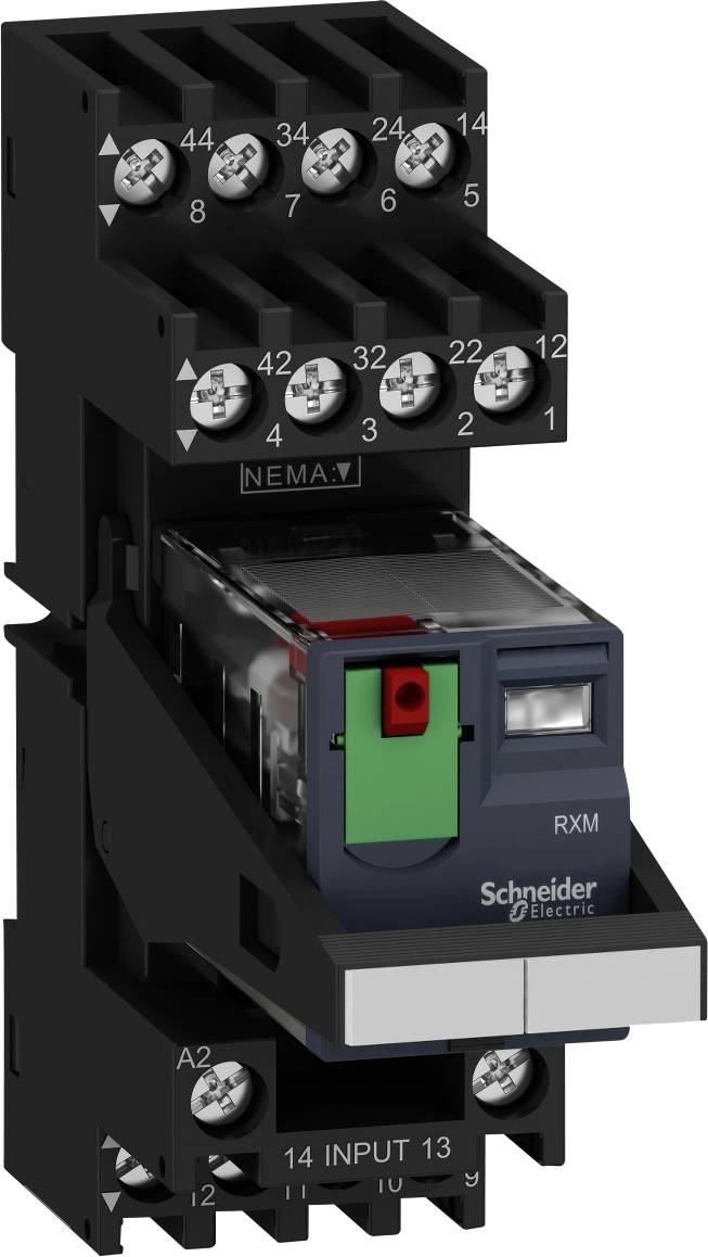 Schneider Electric RXM2AB2B7PVM utični relej 24 V/AC 2 CO kontakt (pak. 30 kom)