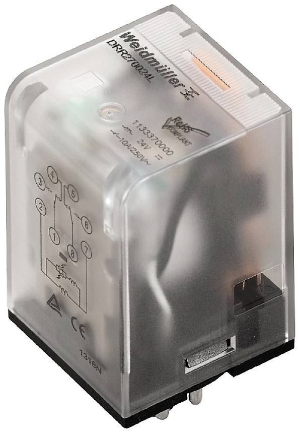 Weidmüller DRR273048L utični relej 48 V/DC 2 CO kontakt (pak. 10 kom)