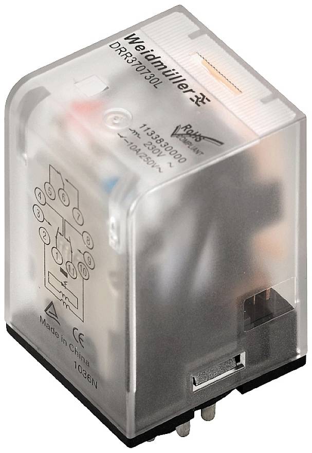 Weidmüller DRR373220L utični relej 220 V/DC 3 CO kontakt (pak. 10 kom)