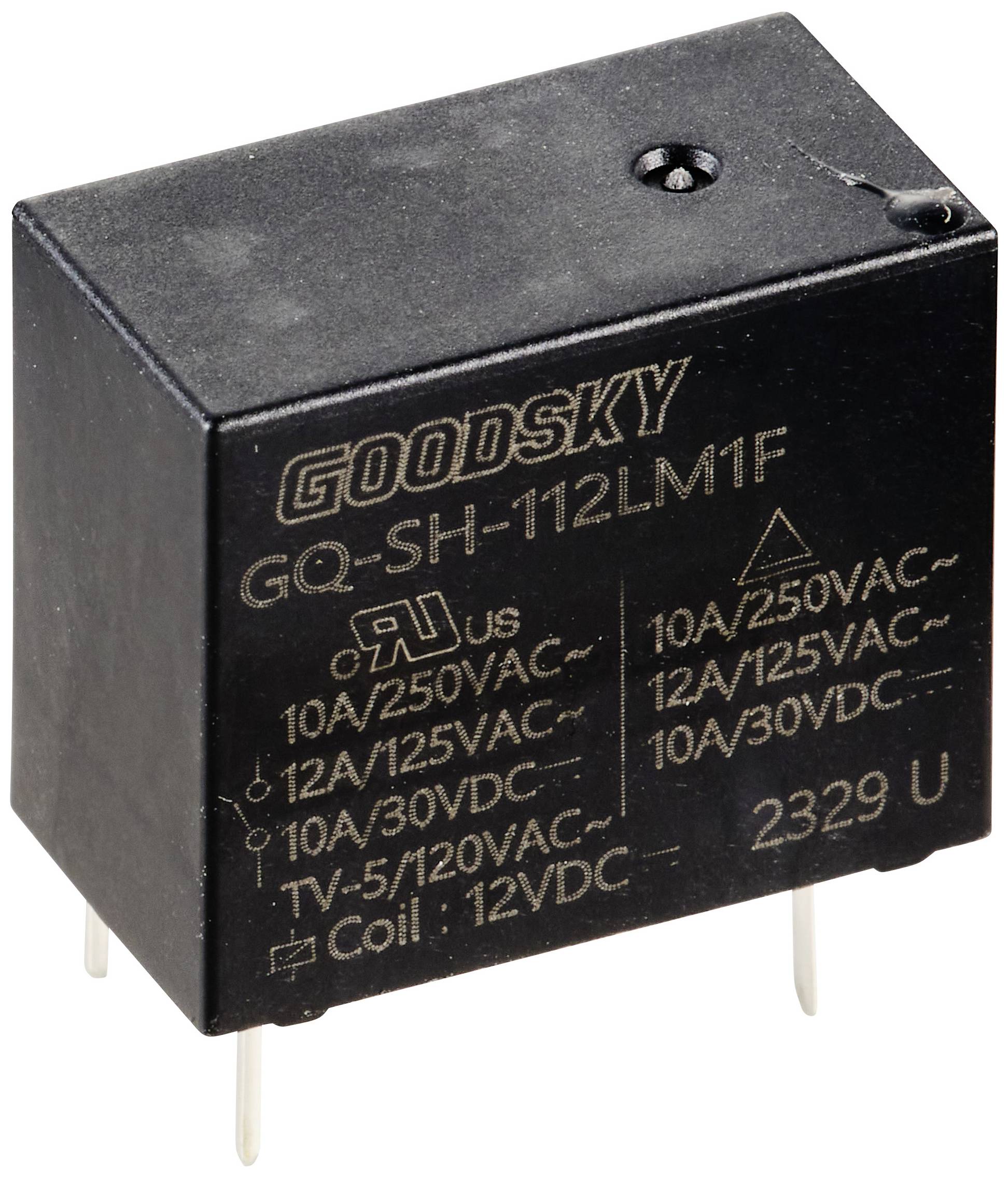 GoodSky GQ-SH-112LM1F relej za štampanu pločicu 12 V/DC 1 NO kontakt