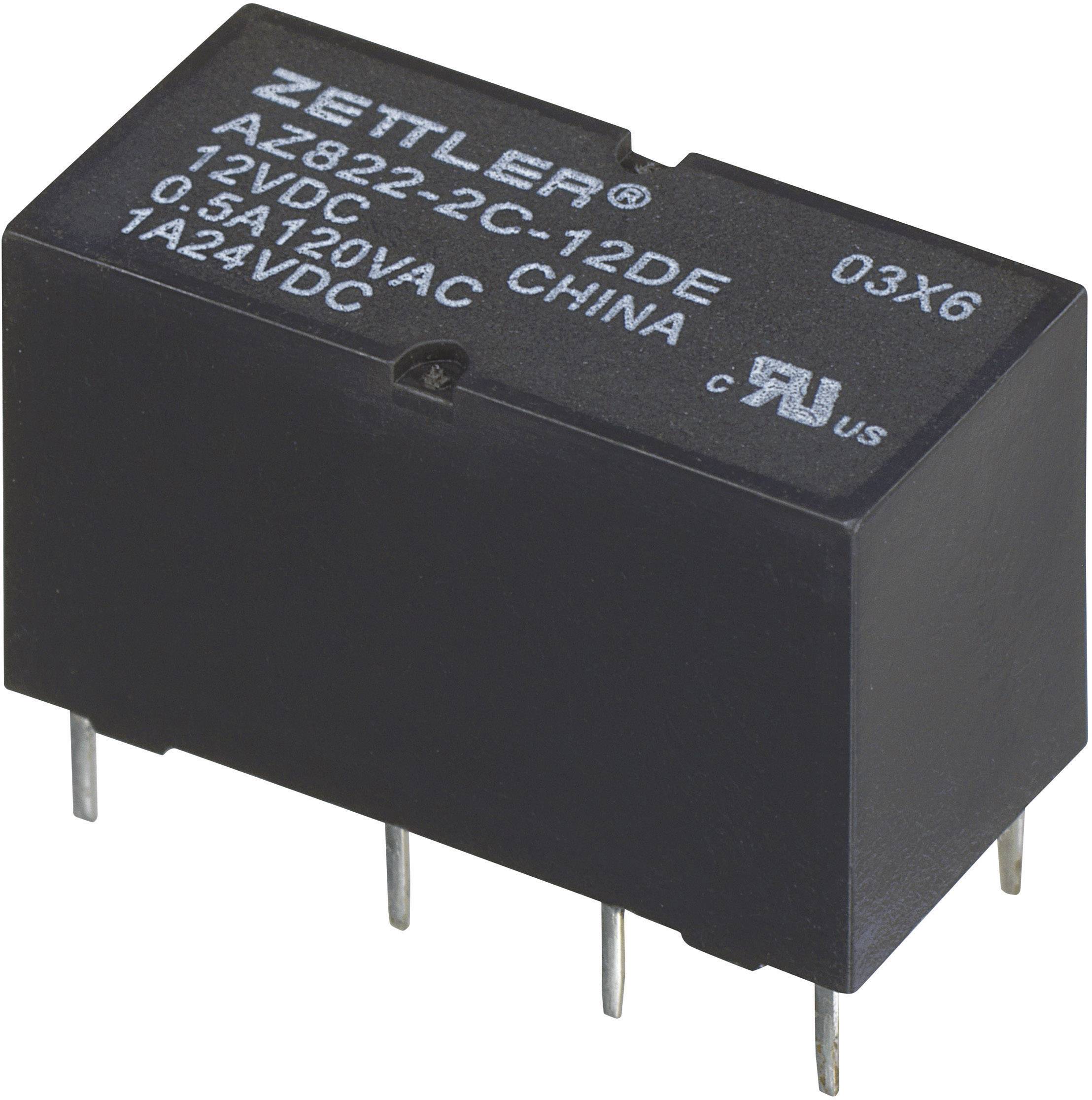 Zettler AZ822-2C-24DSE relej za štampanu pločicu 24 V/DC 2 CO kontakt