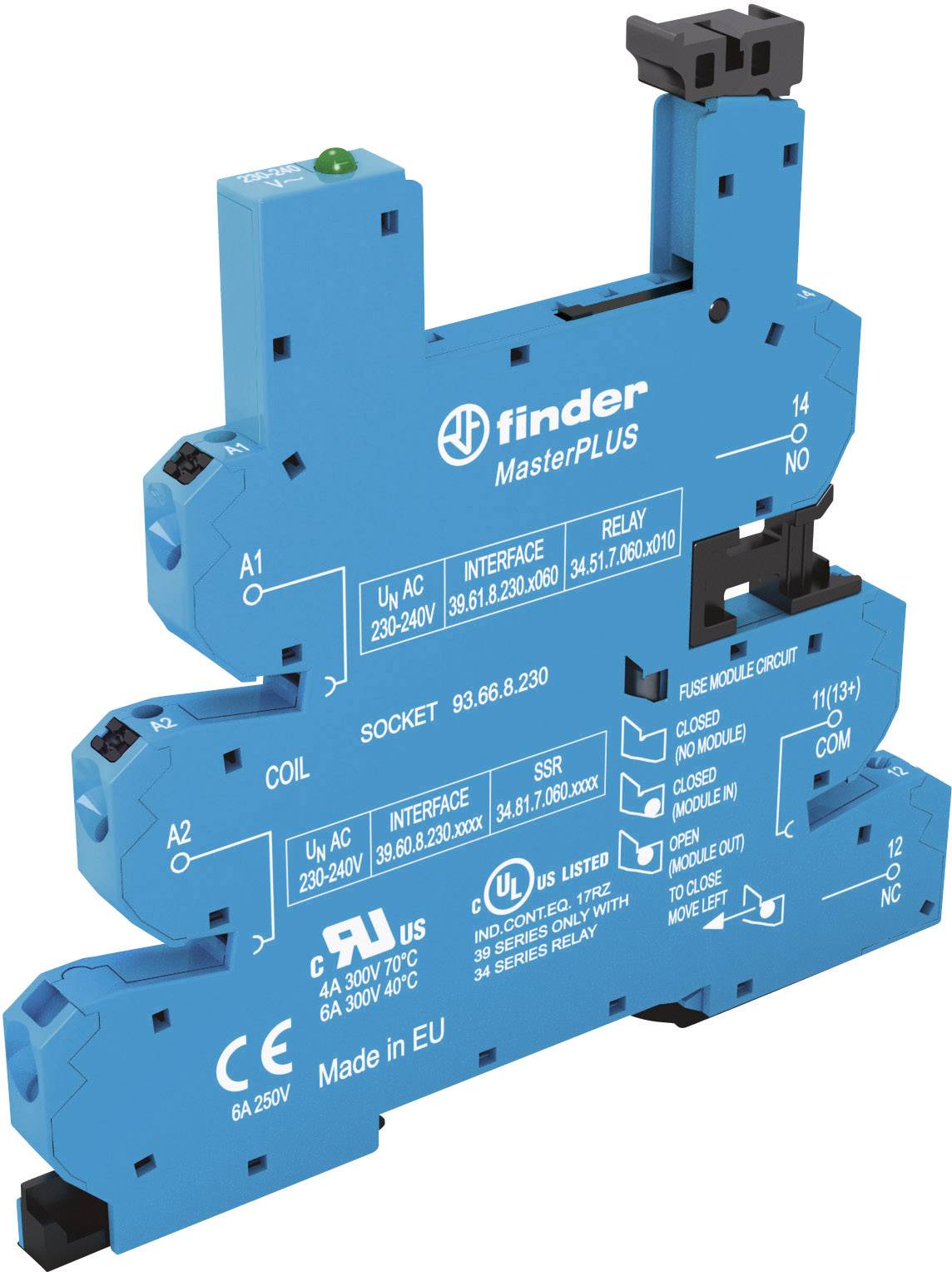 Finder 93.66.7.024 podnožje releja za Finder