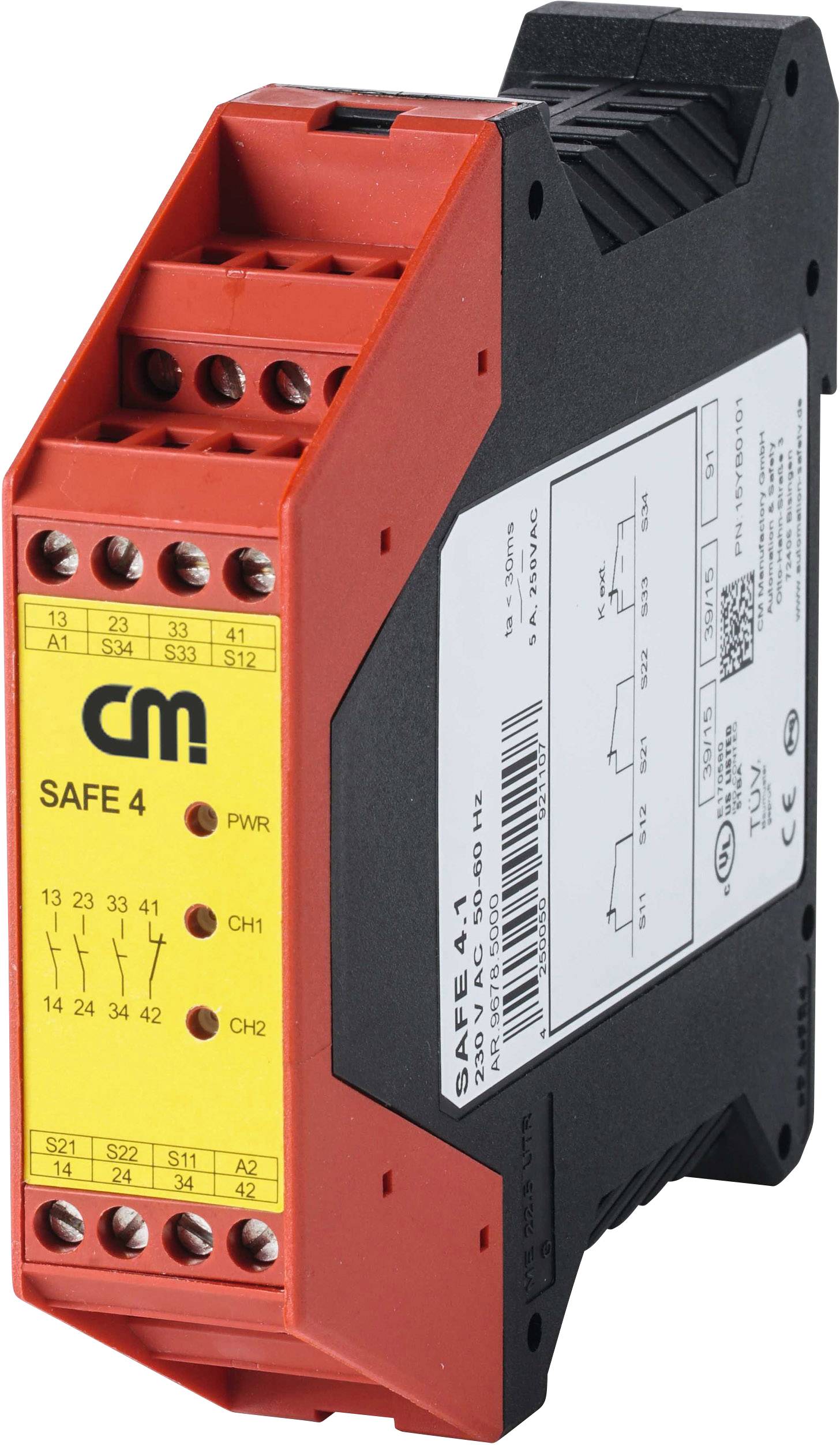 SAFE X4 proširujući modul 4 NO kontakt, 1 NC kontakt 230 V/AC