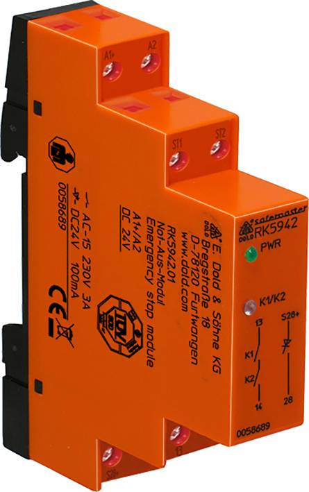 Dold RK5942.03 DC24V sigurnosni relej 2 NO kontakt