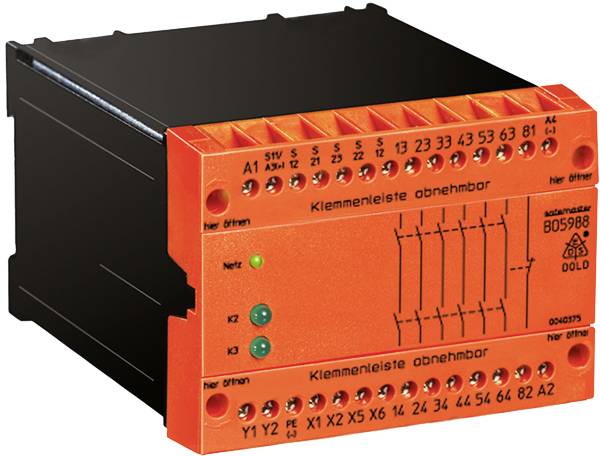 Dold BO5988.61/024 DC24V + AC230V sigurnosni relej 6 NO kontakt, 1 NC kontakt 24 V/DC, 230 V/AC