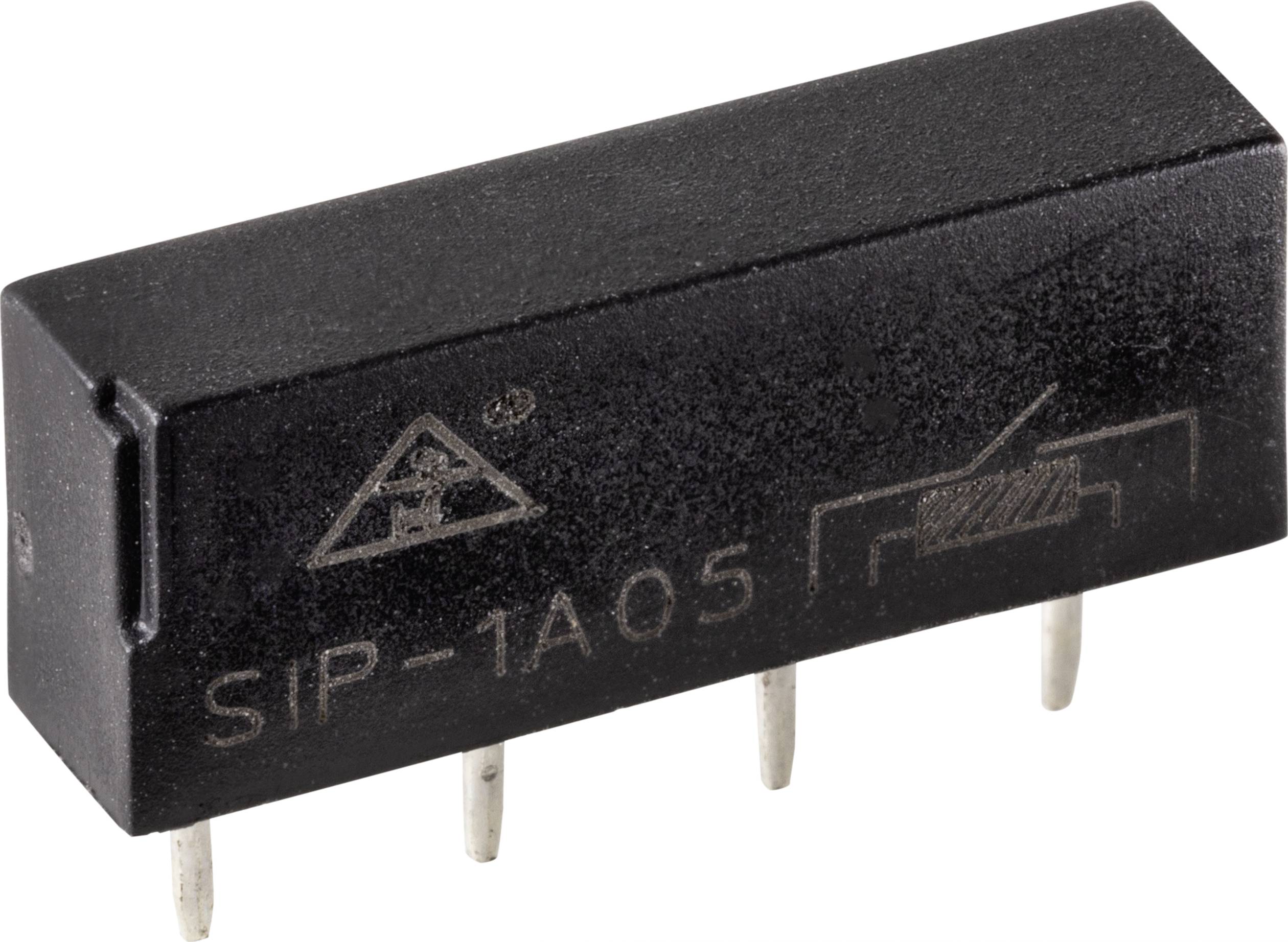TRU COMPONENTS SIP1A05 Reed relej (jezičkasti relej) 5 V/DC 0.5 A