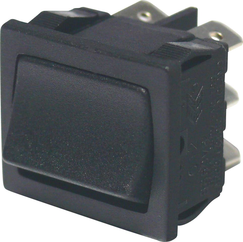 Arcolectric (Bulgin Ltd.) H8660VBAAA njihajući taster (klackalica) crna 250 V/AC