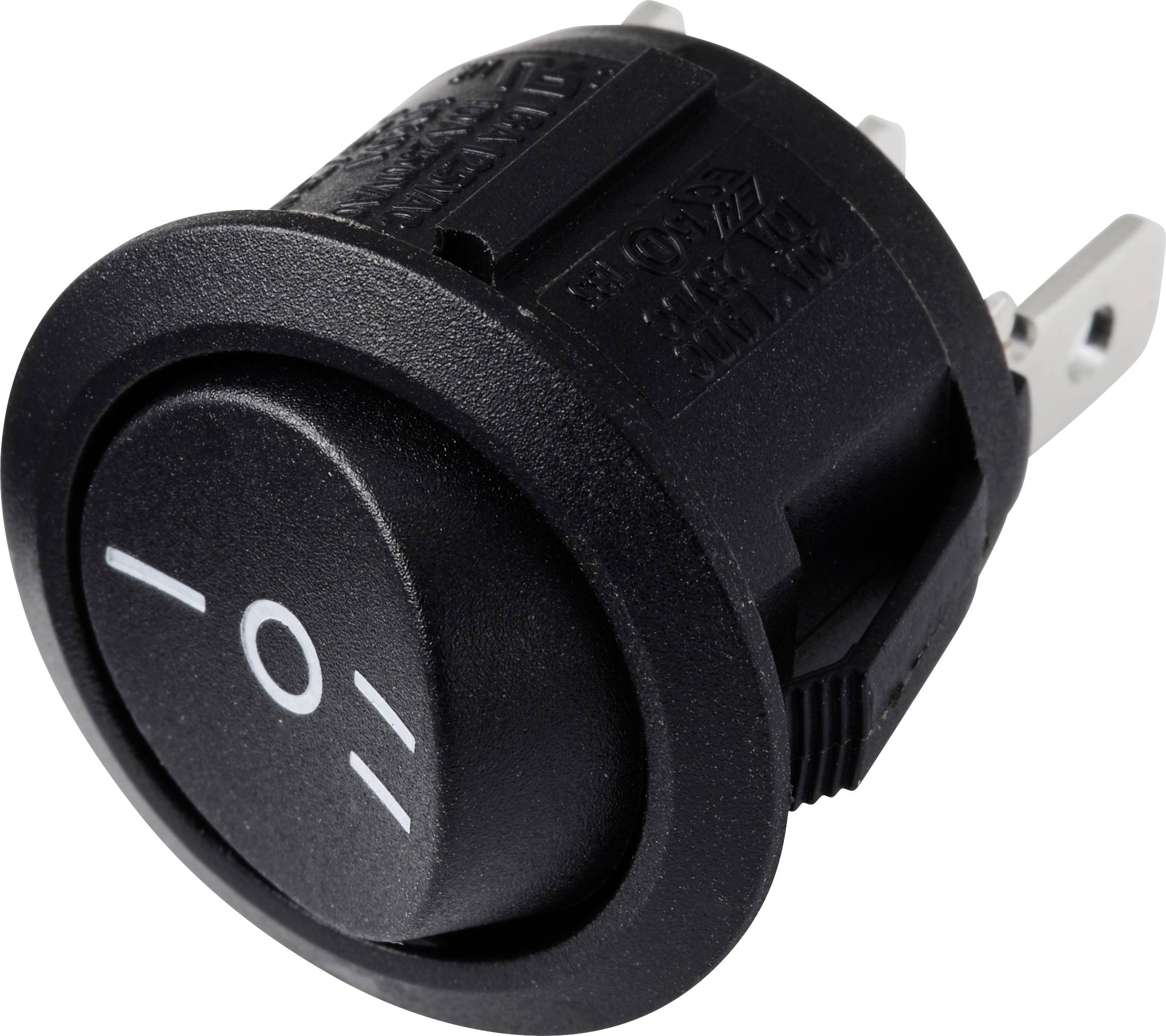 1565956 njihajući taster (klackalica) crna 250 V/AC
