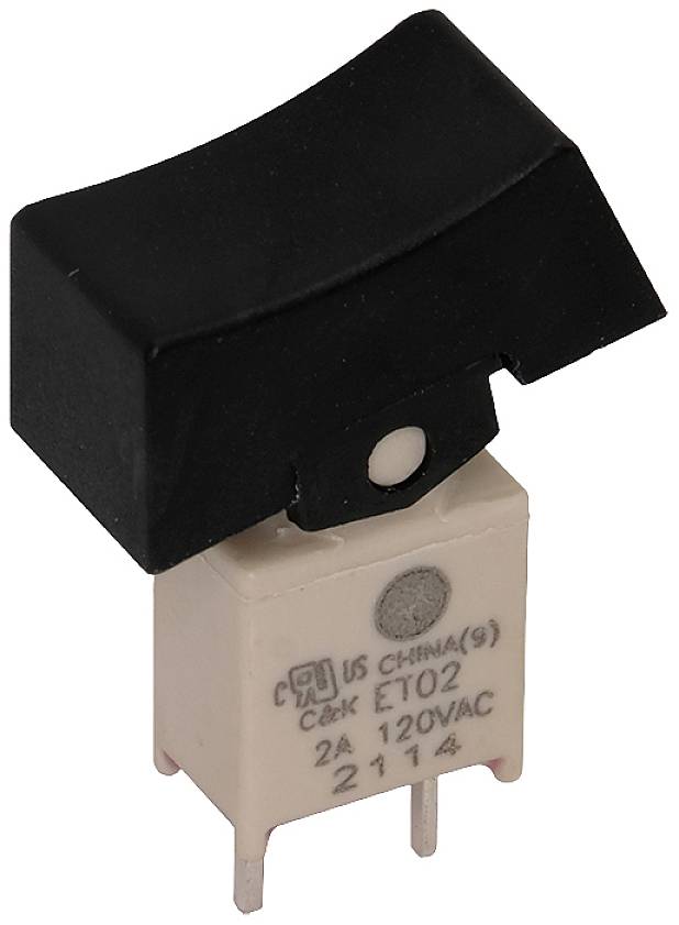 C & K Switches ET05J6ABE2 njihajući taster (klackalica) crna 20 V/AC, 20 V/DC