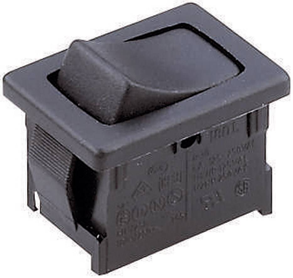 Marquardt 1801.1148 njihajući taster (klackalica) crna 250 V/AC