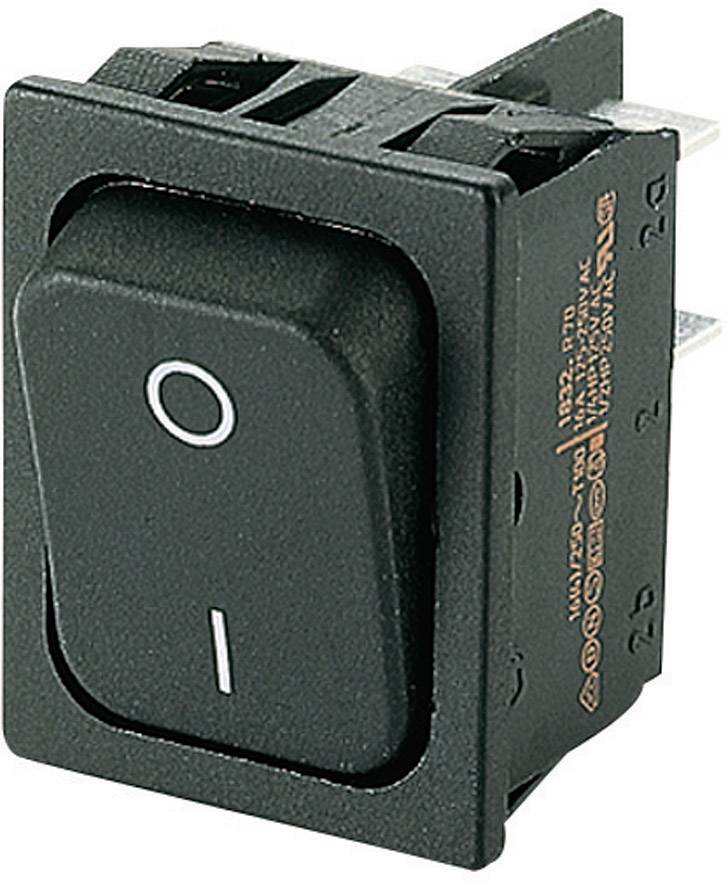 Marquardt 1832.3313 njihajući taster (klackalica) crna 250 V/AC