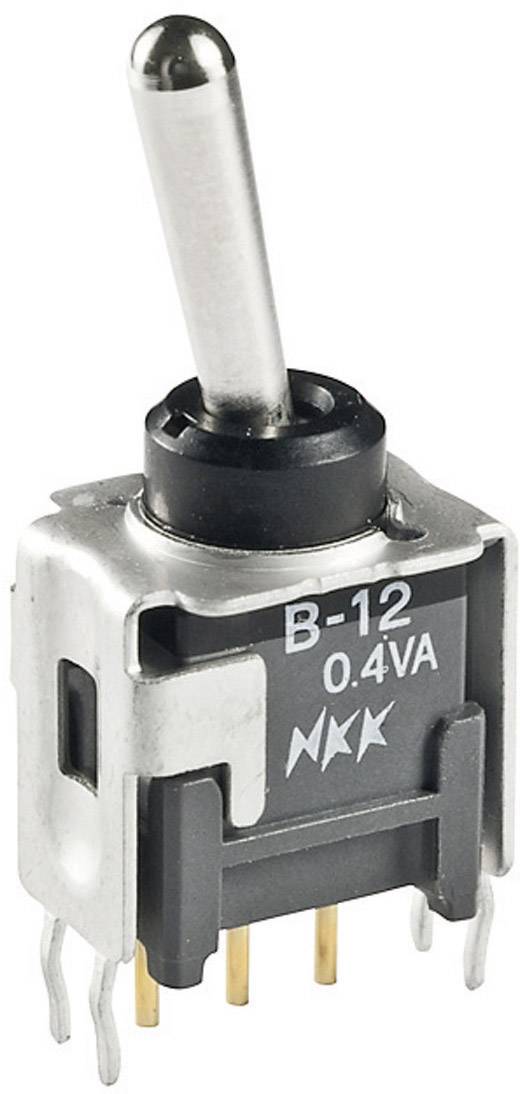 NKK Switches B18AH njihajući prekidač (toggle) 1 x (uklop)/isključivanje/(uklop) 28 V/DC