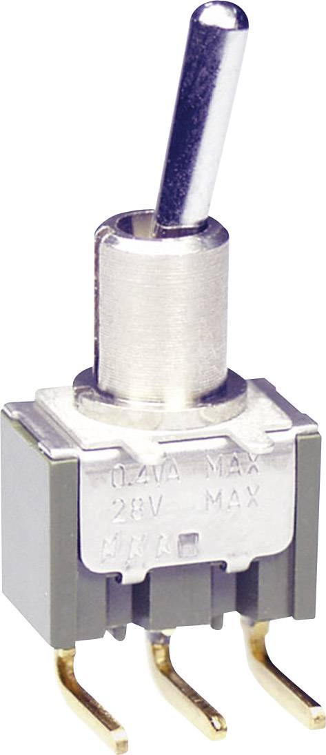 NKK Switches M2013SS2G30 njihajući prekidač (toggle) 1 x uklop/isključivanje/uklop 28 V DC/AC