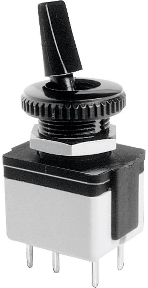 APEM 4641A-22 njihajući prekidač (toggle) 2 x isključivanje/uklop 250 V/AC