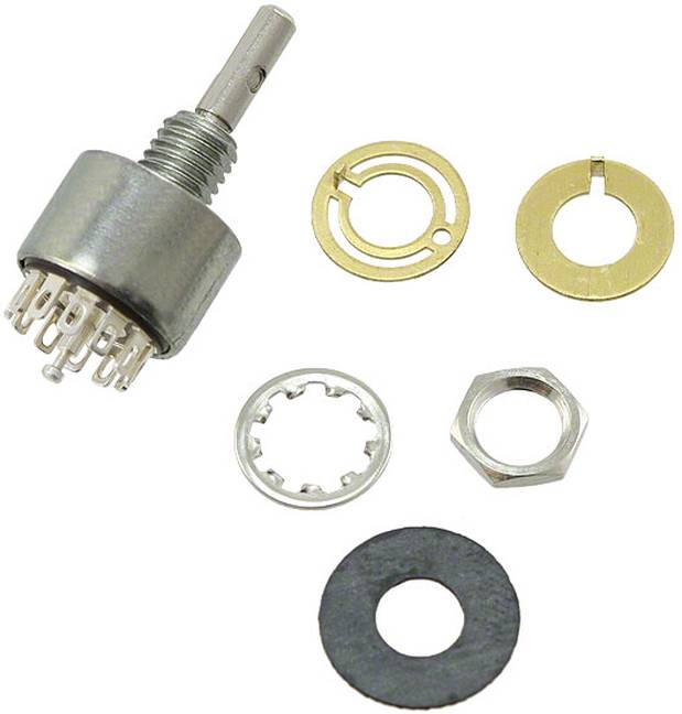 C & K Switches 3279423 obrtni prekidač 125 V/AC, 28 V/DC