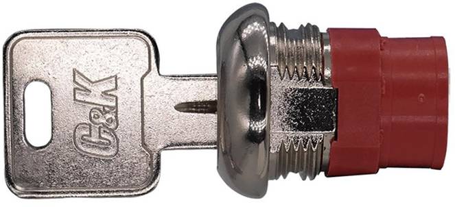 C & K Switches 3280135 prekidač sa ključem 125 V/AC, 28 V/DC