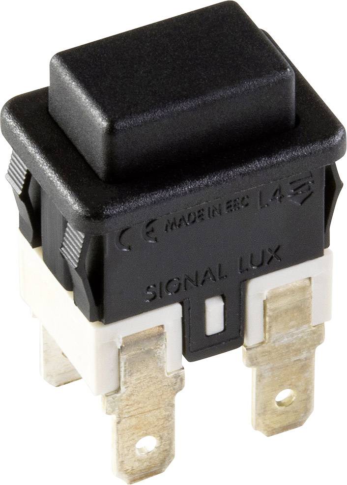 3635-201.22 prekidač na pritisak (uklopni) crna, crna 250 V