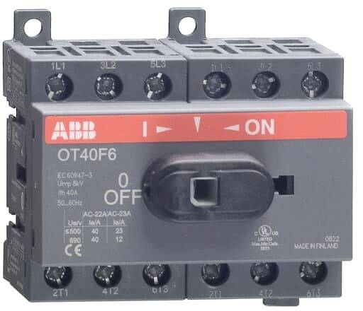 ABB 1SCA104936R1001 OT40F6 automatski osigurac 6-polni 16 A 1000 V
