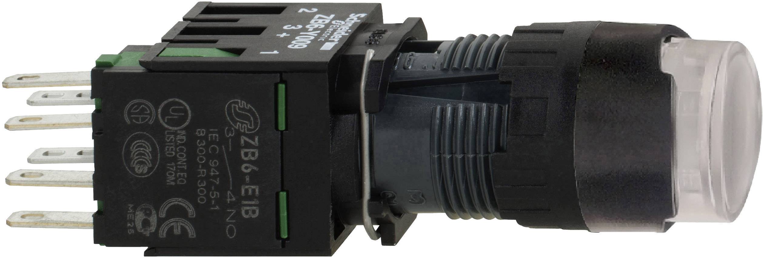 Schneider Electric LED osvetljeni taster crna, bela 250 V
