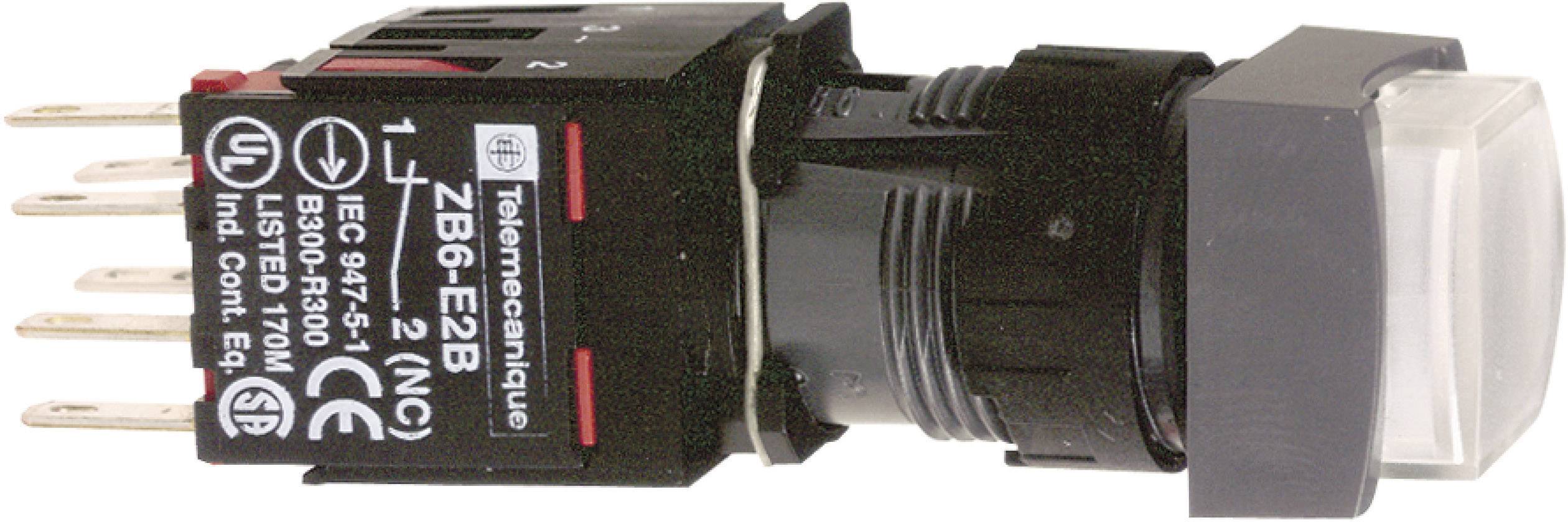 Schneider Electric LED osvetljeni taster crna, bela 250 V