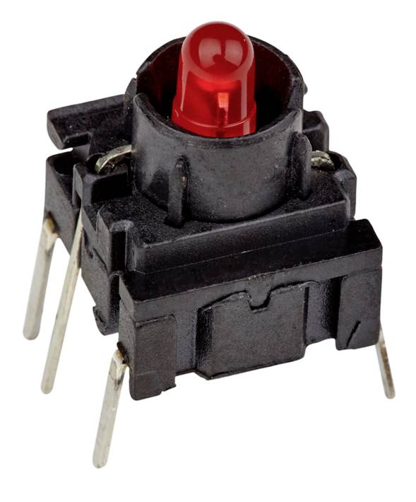 LED prekidač crna 24 V