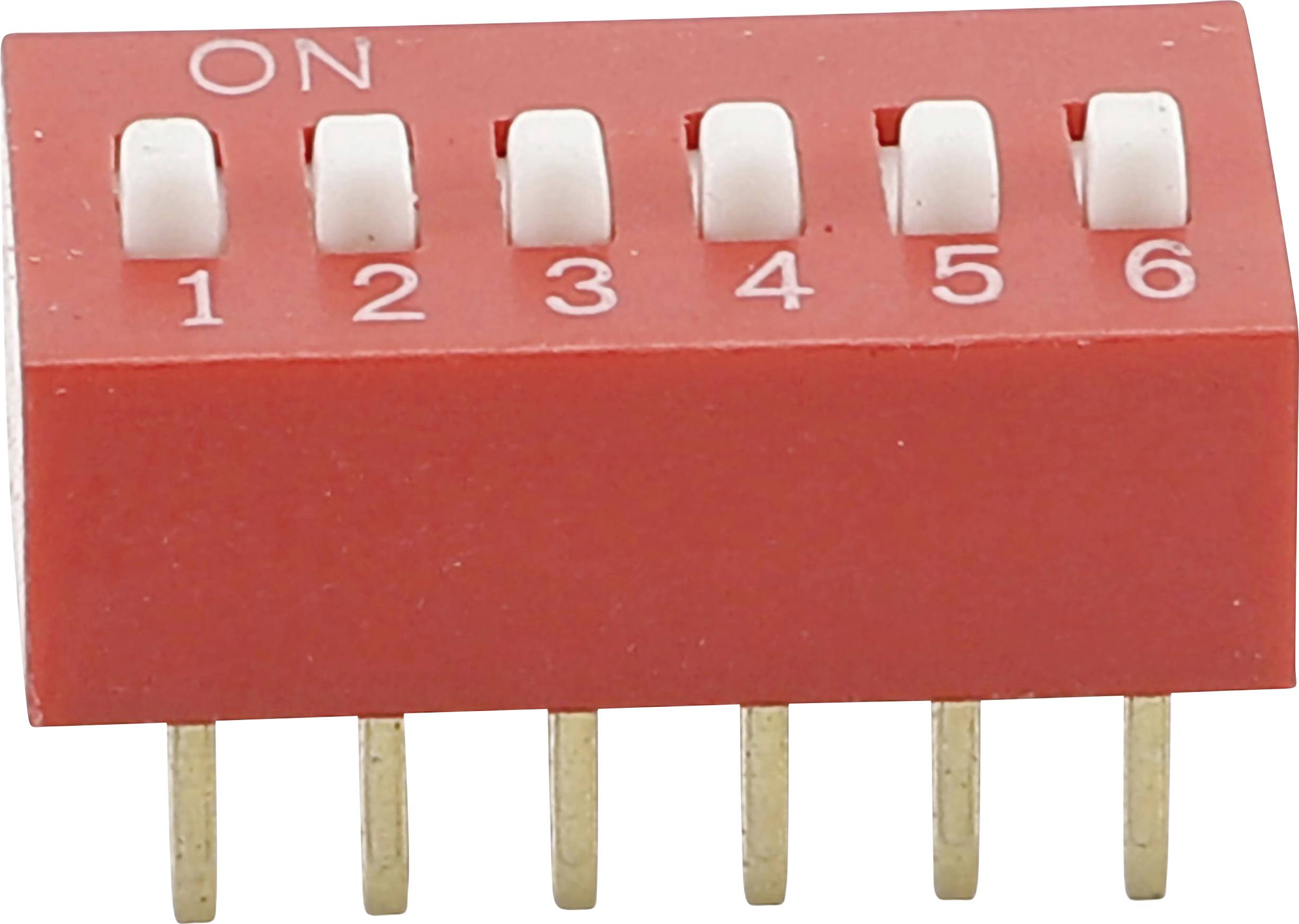 TRU COMPONENTS DS-06 DIP prekidač 6 pinova standardni